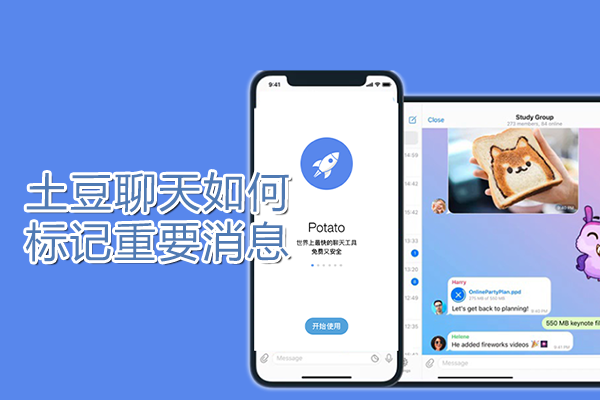 土豆聊天如何标记重要消息？